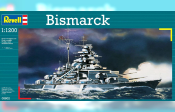 Сборная модель Немецкий линейный корабль Bismarck