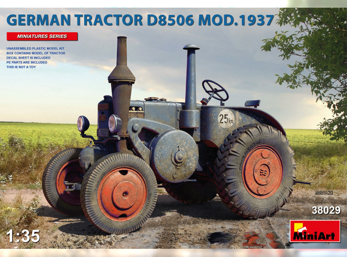 Сборная модель German Tractor D8506 Mod. 1937