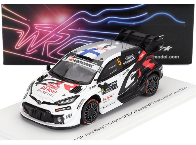 TOYOTA Yaris Gr Hybrid Rally1 Team Toyota Gazoo Racing Wrt №5 Rally Montecarlo (2025) Sami Pajari - Marko Salminen, White