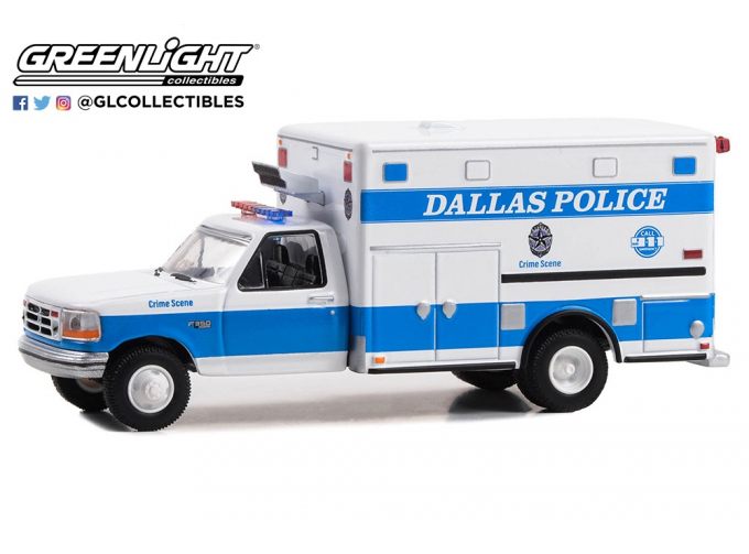 FORD F-350 Van Ambulance "Dallas Police Crime Scene" (1992)