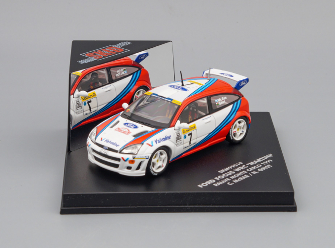 FORD FOCUS WRC #7 "Martini" Rally Monte Carlo C. McRAE / N. Grist 1999, white