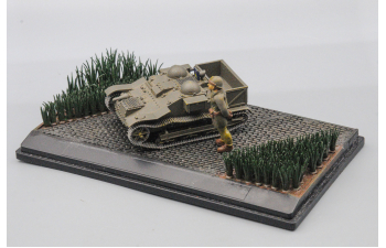 диорама RENAULT UE с фигуркой