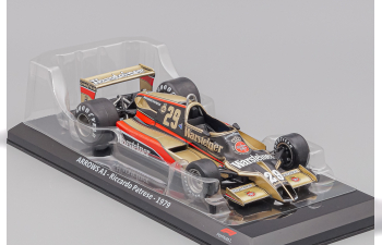 ARROWS F1 A1 Wartseiner №29 Season (1979) Riccardo Patrese - Con Vetrina - With Showcase, Gold Black Red