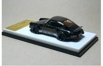 PORSCHE RWB 930, chrome gunmetal black