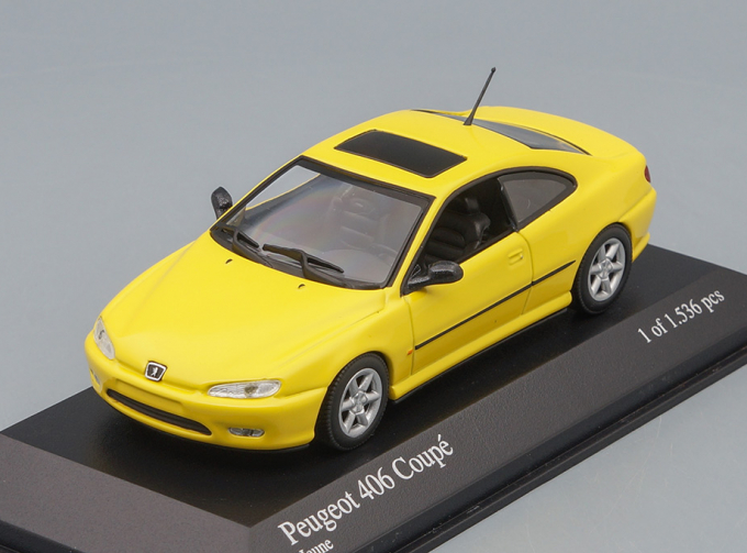 PEUGEOT 406 Coupe (1996), yellow