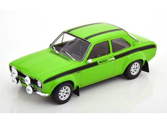 FORD Escort RS 1600 Mexico MK 1 (1974), light green black