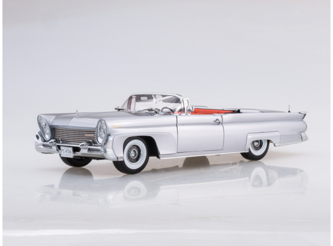 LINCOLN Continental MKIII Open Convertible (1958), silver gray