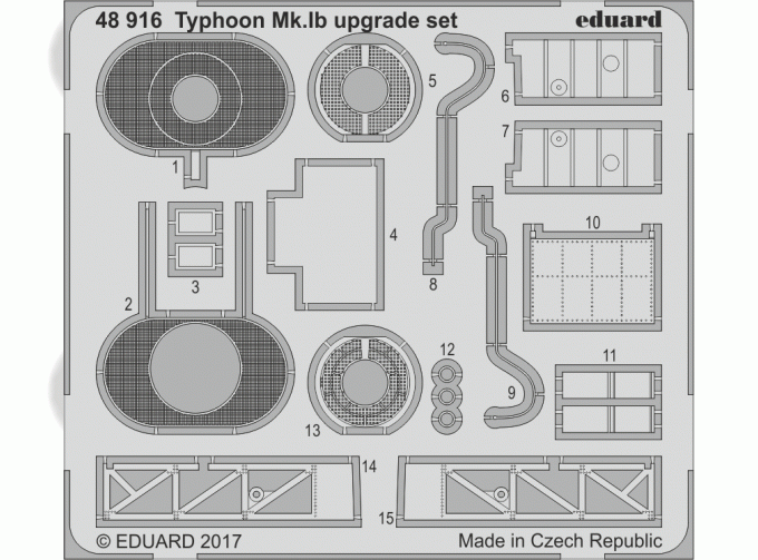 Фототравление для Typhoon Mk. Ib дополнительный набор