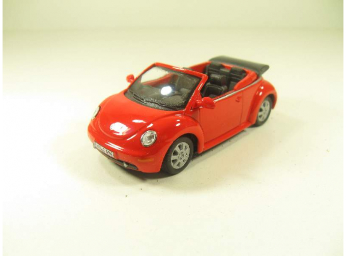 VOLKSWAGEN New Beetle Cabrio (откр.мягк.верх), 250ND 1:43, красный