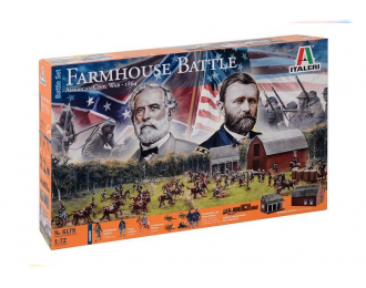 Сборная модель FARMHOUSE BATTLE - American Civil War 1864 - BATTLE SET