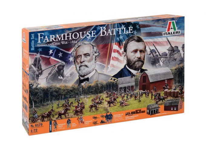 Сборная модель FARMHOUSE BATTLE - American Civil War 1864 - BATTLE SET