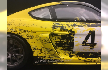 PORSCHE 718 Cayman GT4 Clubsport 2019 #4 showcar