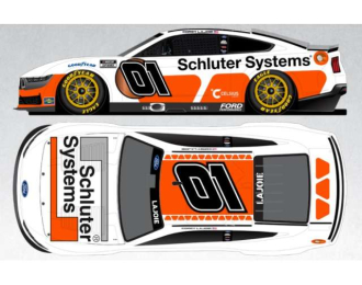 Ford Mustang #01 Corey Lajoie *Schluter-Systems* white/orange 2025