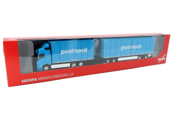 VOLVO FH Globetrotter XL седельный тягач с прицепом (2020), голубой