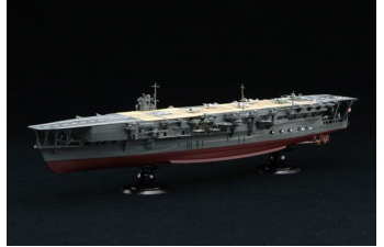 Сборная модель Японский авианосец Kaga Full Hull Model, модель полного корпуса с деревянной палубой и фототравленными деталями
