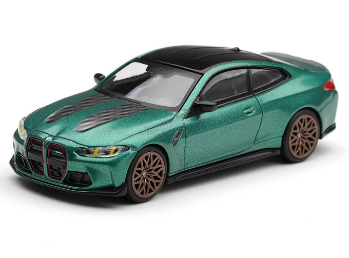 BMW M4 (G82) CS Frozen Isle of Man LHD (2024), green metallic