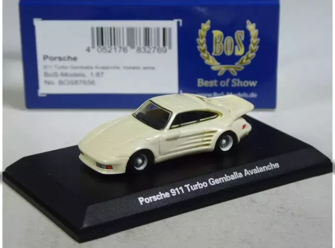 PORSCHE 911 Turbo Gemballa Avalanche (1986), white