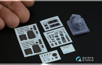 3D Декаль интерьера кабины AH-1Z Zulu Cobra/Viper (KittyHawk) (с 3D-печатными деталями)