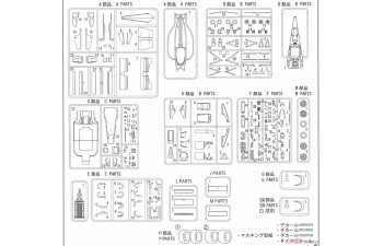 Сборная модель McLaren Honda MP4/6 Japanese GP/San Marino GP/Brazilian GP