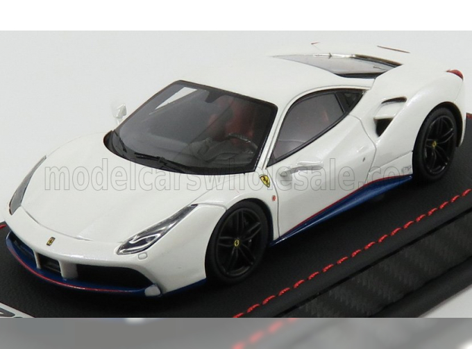 FERRARI 488 Gtb (2017) - Inspired By 308 Gtb, White Pearl Met