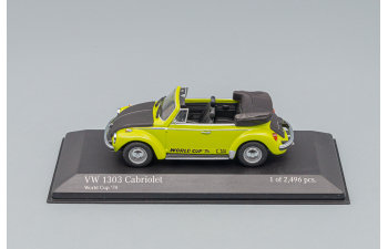 VOLKSWAGEN 1303 Cabriolet World Cup 1974, green