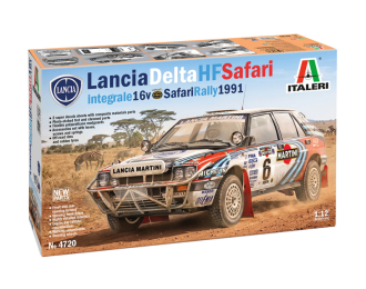 Сборная модель Lancia Delta Integrale Safari 16v (night version) №6 Winner Rally Safari 1991 Juha Kankkunen - Juha Piironen