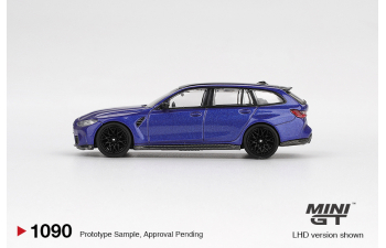 BMW M3 Touring Competition Portimao LHD (2023), blue metallic