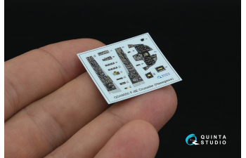 3D Декаль интерьера кабины F-8E Crusader (Hasegawa/Hobby 2000)