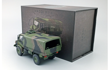 MERCEDES-BENZ Unimog U1300L (Br.435) Military Truck, three-color camouflage