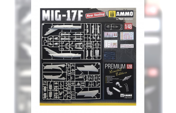 Сборная модель истребитель MiGG-17F, Египет-Сирия, Премиум-версия