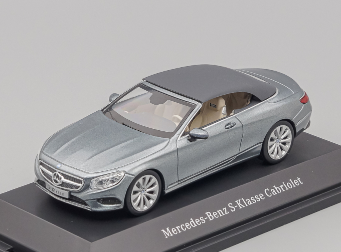 MERCEDES-BENZ S-Class Cabriolet A217 (2016), grey selenit