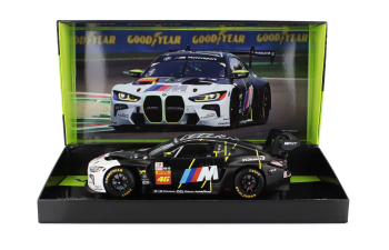 BMW 4-series M4 Gt3 Team Wrt №46 2nd Imola (2024) Valentino Rossi - Maxime Martin - Ahmad Al Harthy, Matt Black White