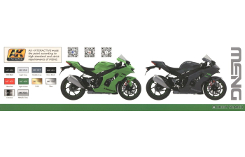 Сборная модель Kawasaki Ninja ZX-10RR