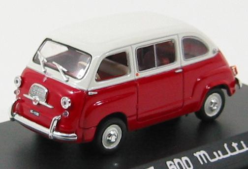 FIAT 600 Multipla, red / white