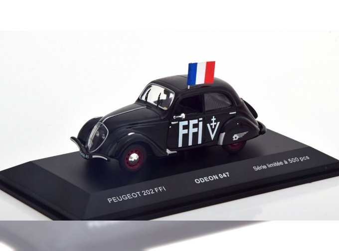 PEUGEOT 202 FFI (1939), schwarz