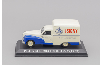 PEUGEOT 203 U8 Isigny (1953), blue / biege