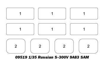 Сборная модель РоссийскийЗРК С-300В 9А82