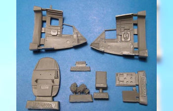 B-24 Liberator Wheel Wells and Main Landing Gear for Revell