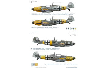 Декаль Bf-109 E (Schl)/LG 2 (Operation Barbarossa) Part II