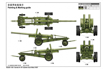 Сборная модель 122-мм пушка образца 1931/37 годов А-19