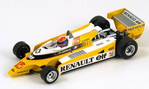 RENAULT RE20 15 Победитель Austrian GP 1980 Jean-Pierre Jabouille (FI), yellow