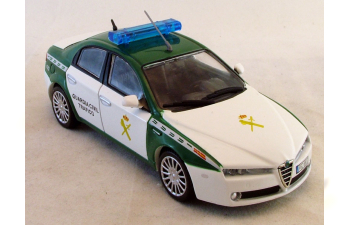 ALFA ROMEO 159 Национальная гвардия Испании, Полицейские машины Мира 43, бело-зеленый