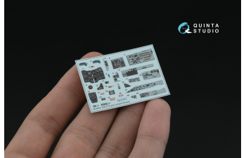 Декаль интерьера кабины МиГ-21Р, серые панели (Eduard) (с 3D-печатными деталями)