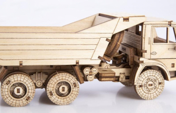Сборная модель Камский грузовик 5511 Cамосвал (сборка без клея)