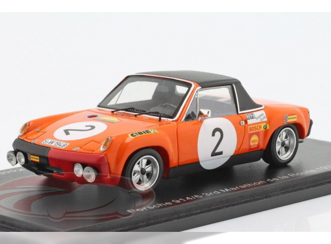 PORSCHE 914/6 3rd Marathon de la Route 86 Hours Nürburgring Claude Ballot-Léna, Günter Steckkönig, Nicolas Koob (1970)