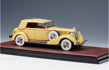 AUBURN 851 SuperCharged Phaeton (закрытый) (1935), Yellow