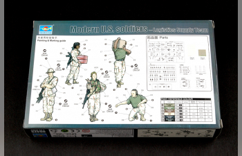 Сборная модель Современные Американские солдаты - служба тыла (логистики)