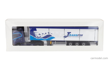 VOLVO Fh Aero 500 Truck Cassonato Transfim Transports (2024), Blue White
