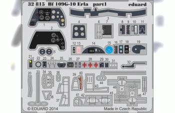 Цветное Фототравление для Bf 109G-10 Erla S.A. (Future release)