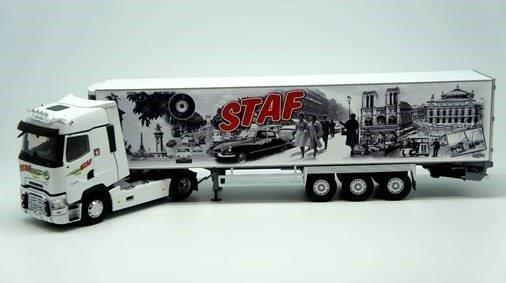 RENAULT T520 HIGH (с люстрой) c полуприцепом-рефрижератором "STAF PARIS" 2019